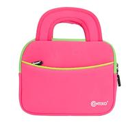 contixo 7" Tablet Sleeve Bag Good for V8/V9 Kids Tablet, Dragon Touch Y88X Pro/Y88X/M7 Kids Tablet, iPad Mini 4 3 2 1, Galaxy Tab A 8.0 (Pink)