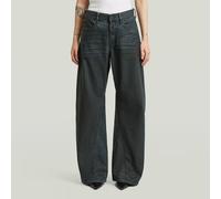 Contor Barrel Wide Jeans - rinsed ink blue coated - Women 32-34