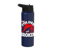 Contortionist Contortion Yoga Just Folded Not Broken Stainless Steel Insulated Water Bottle