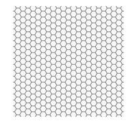 Contour Antibac Hexagon White Lattice Wallpaper | Paste The Wall Application | White Tile | Eco-Friendly