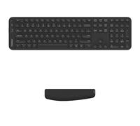 Contour Balance Full-Size Keyboard (UK Layout) + Wrist Rest Bundle, Wireless