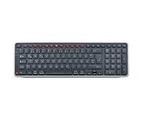 Contour Balance Keyboard Wireless Bluetooth Keyboard with USB Dongle QWERTZ Layout Super Flat Wireless Keyboard Numeral Pad + Media Keys for Home and Work for Windows and Mac