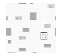Contour Cafe Culture Kitchen Grey/White Tiled Washable Typography Wallpaper | Paste The Wall | Grey Tile | Eco-Friendly