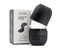 Contour Cube Mini - Revolutionary Ice Roller for Sculpting & De-Puffing - Face Ice Roller & Massager - Ice Mold for Face - Compact Skin Care Tools for Daily Skincare & Travel - Jet Black