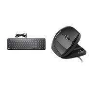 Contour Design Balance Keyboard (Black) & Unimouse Right Handed Bundle, Keyboard & Mouse Combo