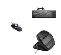 Contour Design Multimedia Controller V2, Balance Keyboard (Black), & Unimouse Left Handed Bundle