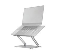 Contour Ergonomics Adjustable Aluminium Laptop Stand For Laptops Up To 17 Inches Silver CE10135