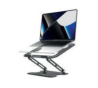 Contour Ergonomics Adjustable Metal Laptop Stand For Laptops Up To 17 Inches Black CE10136