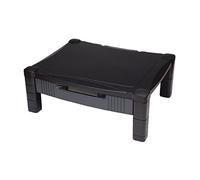 Contour Ergonomics Adjustable Monitor Stand with Drawer Black