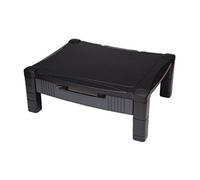 Contour Ergonomics Adjustable Monitor Stand With Drawer Black