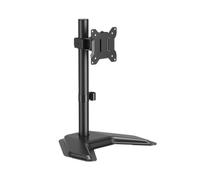 Contour Ergonomics Economy Freestanding Single Desk Mounted Monitor Arm Black CE10186