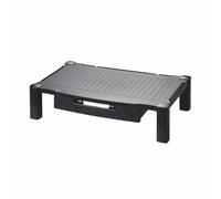 Contour Ergonomics Extra Wide Monitor Stand with Drawer Black CE04691