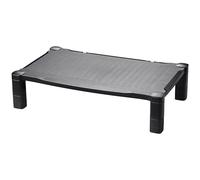 Ergonomic Extra Wide Monitor Stand Black Adjustable Height Contour CE04690