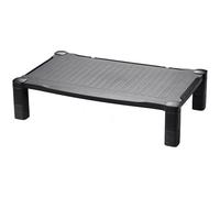 Ergonomic Extra Wide Monitor Stand Black Adjustable Height Contour CE04690