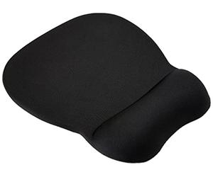 Contour Ergonomics Memory Foam Mouse Pad Wrist Rest - Black
