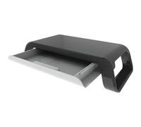 Contour Ergonomics Monitor Stand with Drawer Black