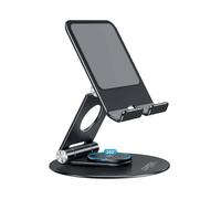 Contour Ergonomics Rotating Hinged Tilting And Rotating Tablet/Phone Stand 4-13 Inches Blk CE10140
