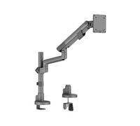Contour Ergonomics Single Pole-Mounted Monitor Arm Space Grey CE10182