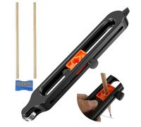 Contour Gauge Profile Scribing Tool with Lock Precisely Copy Irregular Shapes Scribe Tool with 2 Pencils Adjustable Woodworking Edge Corner Measuring Duplicator for Floor Carpet Tile Laying