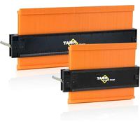 Contour Gauge Profile Tool, Adjustable Lock, Precisely Copy Irregular Shape Duplicator, Welding Woodworking Tracing 2-Piece Set (12 cm & 25 cm)