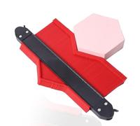 Contour Gauge Profile Tool, Contour Gauge Duplicator, 10 Inch Widen Profile Tool Precise Measuring, Adjustable Lock, for Laminate Flooring, Tile Laying, Woodworking, Measuring Shape Outline