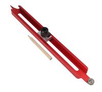 Contour Gauge Scribe Tool with Adjustable Pencil Holder, 300mm Aluminum Alloy Tracing Ruler for Tile Installation, Laminating & Carpet Cutting