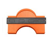 Contour Gauge Tool, Plastic Outline Profile Shape, Duplications Guage, Measuring Irregular Shape Outline Angle Adjustable Lock for DIY Handyman, Construction Woodworking Flooring Tile Laying