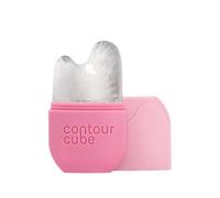 Contour Gua Cube - Gua Sha Face Massage Tool - Ice Roller for Sculpting, De-Puffing & Lymphatic Drainage - Face Ice Roller & Massager - Compact Skin Care Tools for Daily Skincare & Travel - Pink