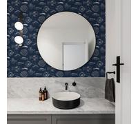 Contour Into The Deep Navy Wallpaper