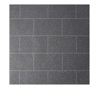 Contour London Tile Black Wallpaper | Paste The Paper | Black Tile | Eco-Friendly
