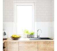 Contour London White Tiled Wallpaper
