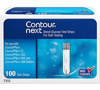 Contour-Next Bayer Contour Next Blood Glucose Test Strips, 100 Ea
