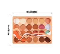 Contour Palette - 24-Color Blendable Highlighter & Foundation Cream for Professional Sculpting | Long Lasting Color Corrector Concealer Kit for Women, Face, Eye and Home