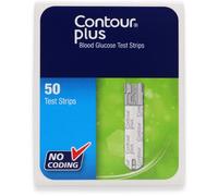 Contour Plus Blood Glucose Test Strips 50 Pack