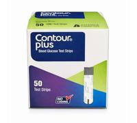 Contour Plus Blood Glucose Test Strips - 50 Test Strips