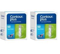Contour Plus Strips 50 Count (Pack of 2)