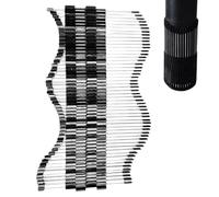 Contour Profile Gauge - 25cm Connectable Shape Copy Tool, Pipe Duplicator | Carpentry Woodworking Metalworking Tiling Masonry Bathroom Workshop Home Improvement Professional Remodel Task Upgrades