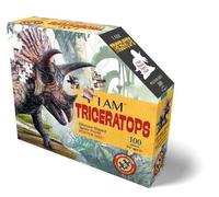 Contour Puzzle 100 I Am - Triceratops