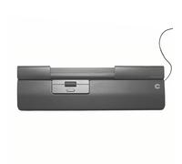 Contour SliderMouse Pro | Wired Mouse | Slim Wrist Rest | Ergonomic Computer Mouse | Centred Mouse for Pain Relief | 6 Programmable Buttons | 2800 DPI | For Windows & macOS | Vegan Leather