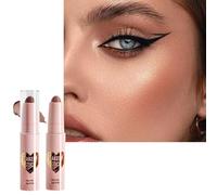 Contour Stick, Bronzer Pen Brown Shades, Matte 3D Make Up, Long-Lasting Sweat-Resistant, Multi-use Face Shadow Pencil, Silky Smooth Sun-Kissed Portable Makeup for Women
