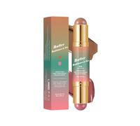 Contour Stick, Bronzer Stick & Blush Stick 3-in-1 - Dual-Ended Creamy Makeup Stick, Buildable Long-Lasting Vegan Formula, Buttery Smooth Radiance for Natural Cheek Glow (#4, 10g)