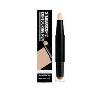 Contour Stick, Waterproof Highlight Makeup Set, 1.7 x 11.9 cm Smudge Proof Face Sculpting Pen, Cream Blend Beauty Tool with Long Wear, Facial Liner with Design, Cosmetic Use for Party