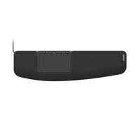 Contour Touch: Wired Ergonomic Touchpad for Windows 10 & 11, Multi Touch & High Precision Glass Trackpad, Click Anywhere, 4 Programmable Shortcut Keys, Full Size Wrist Rest