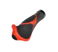 Contoured Bicycle Grip Constructed With Rubber Exterior And Aluminum Interior For Structural Stability And Adhesion(C)