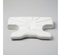 Contoured CPAP Pillow with C-Shaped Cut-Outs for Mask Users