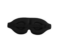 Contoured Eye Mask for Sleeping Out Light Night Sleep Blindfold Cute Block Design Suitable for Women and Men(Black)