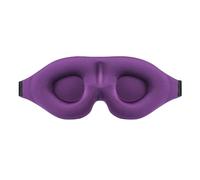 Contoured Sleep Mask, Blackout Light Blocking Eye Mask with Memory Foam, Comfortable Zero Pressure Sleep Mask for Side Sleepers, Adjustable Breathable Eye Mask for Travel