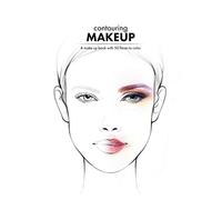Contouring Makeup: A make up coloring book with 50 faces, eye details and lips to color with your most beautiful creations