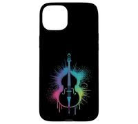 Contrabass Player Band Musician Jazz Instrument Contrabass Case for iPhone 15 Plus