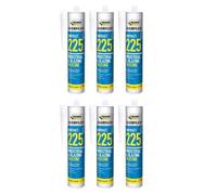 Contract 225 Industrial & Glazing Silicone Sealant, Translucent Colour, 295ml, Pack of 6